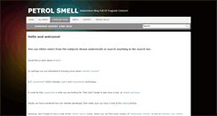 Desktop Screenshot of petrolsmell.com