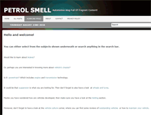 Tablet Screenshot of petrolsmell.com